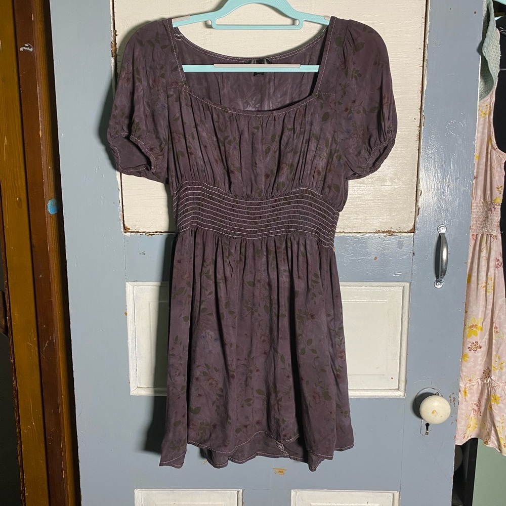 Purple sundress